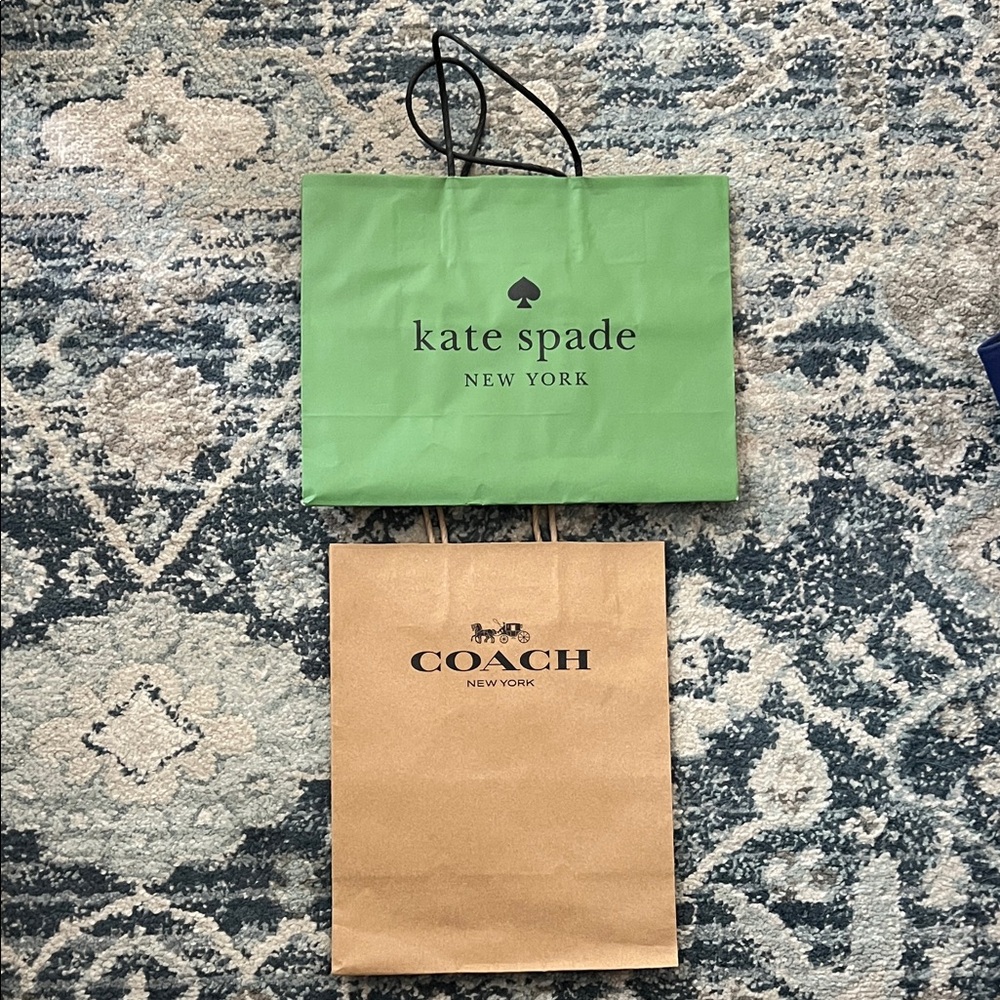 Kate Spade & Coach Shopping Bags